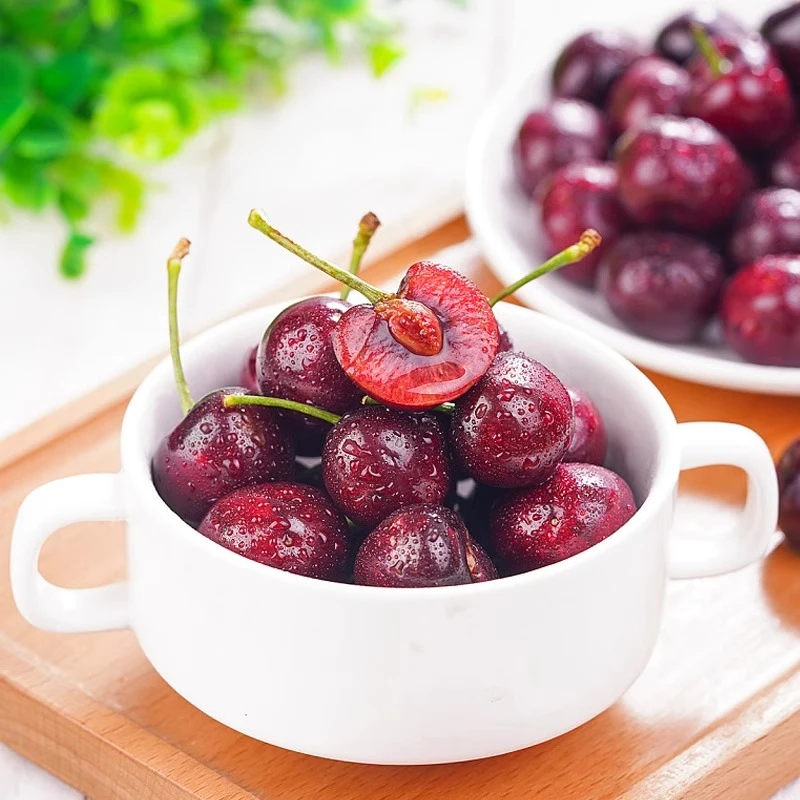 智利海运车厘子拉宾斯进口水果1J-4J级现货5斤 内附果径卡