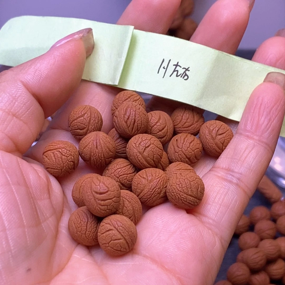 秦岭龙纹桃核手串