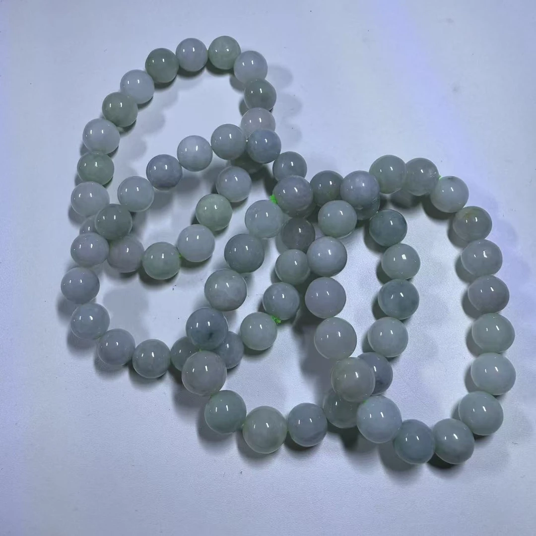 天然A货翡翠手串-c034卡10mm--多样性发一
