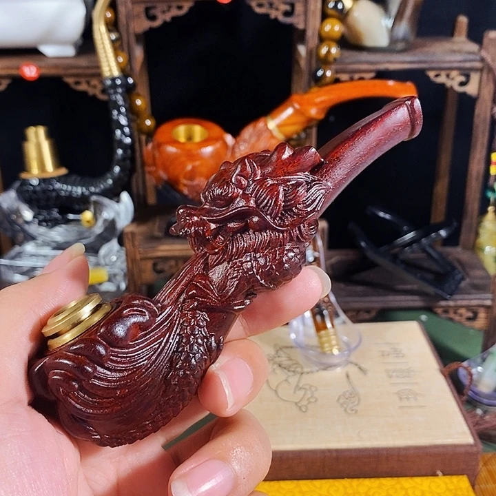高端定制金丝楠烟嘴