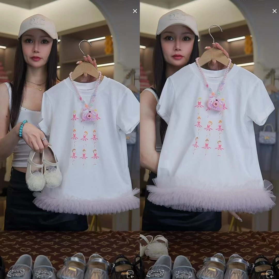 (H)AYJ250069女童可爱洋气白色连衣裙