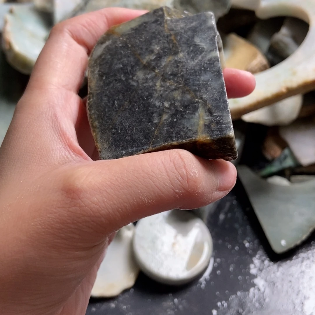 翡翠未镶嵌挂件天然翡翠