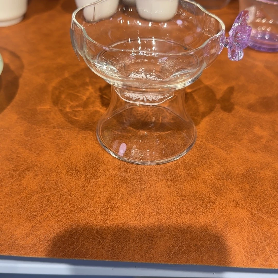 菩****禾器蝴蝶茶漏激光浅紫色