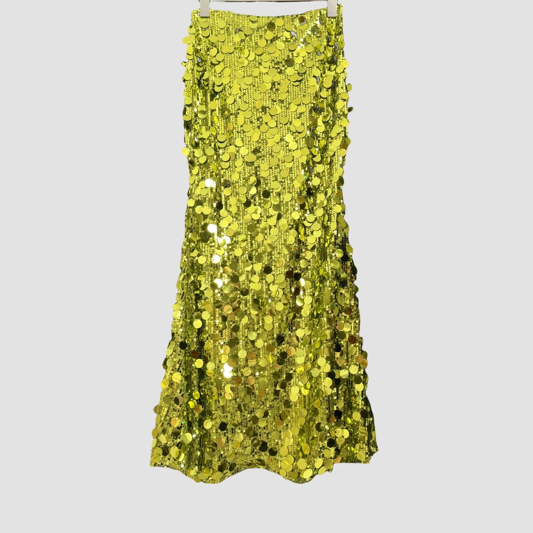 【SymonQueen】亮片鱼尾裙气质轻奢女款春季休闲时尚春夏潮牌女装