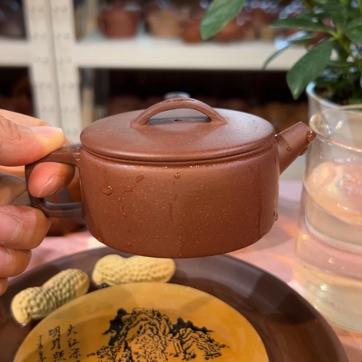茶壶紫砂紫泥汉瓦150c f