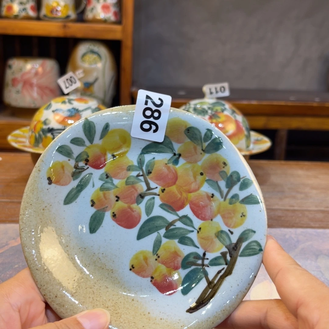 瓷片景德镇手工手绘