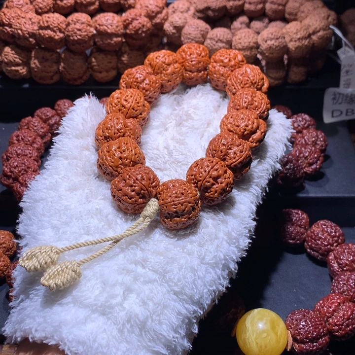 旧***ゆ吊坠金刚菩提24尺九龙粗筋梅花头货