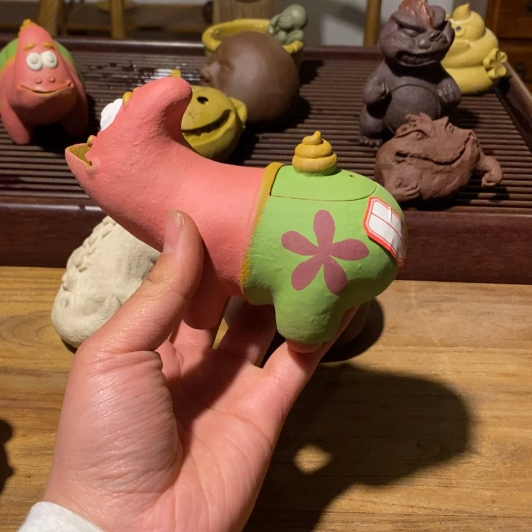 紫砂茶壶微瑕派大星