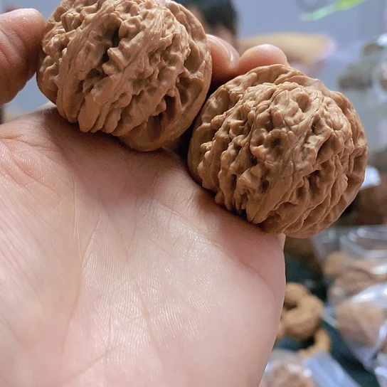 【闪购商品】把件文玩核桃44四座楼红皮