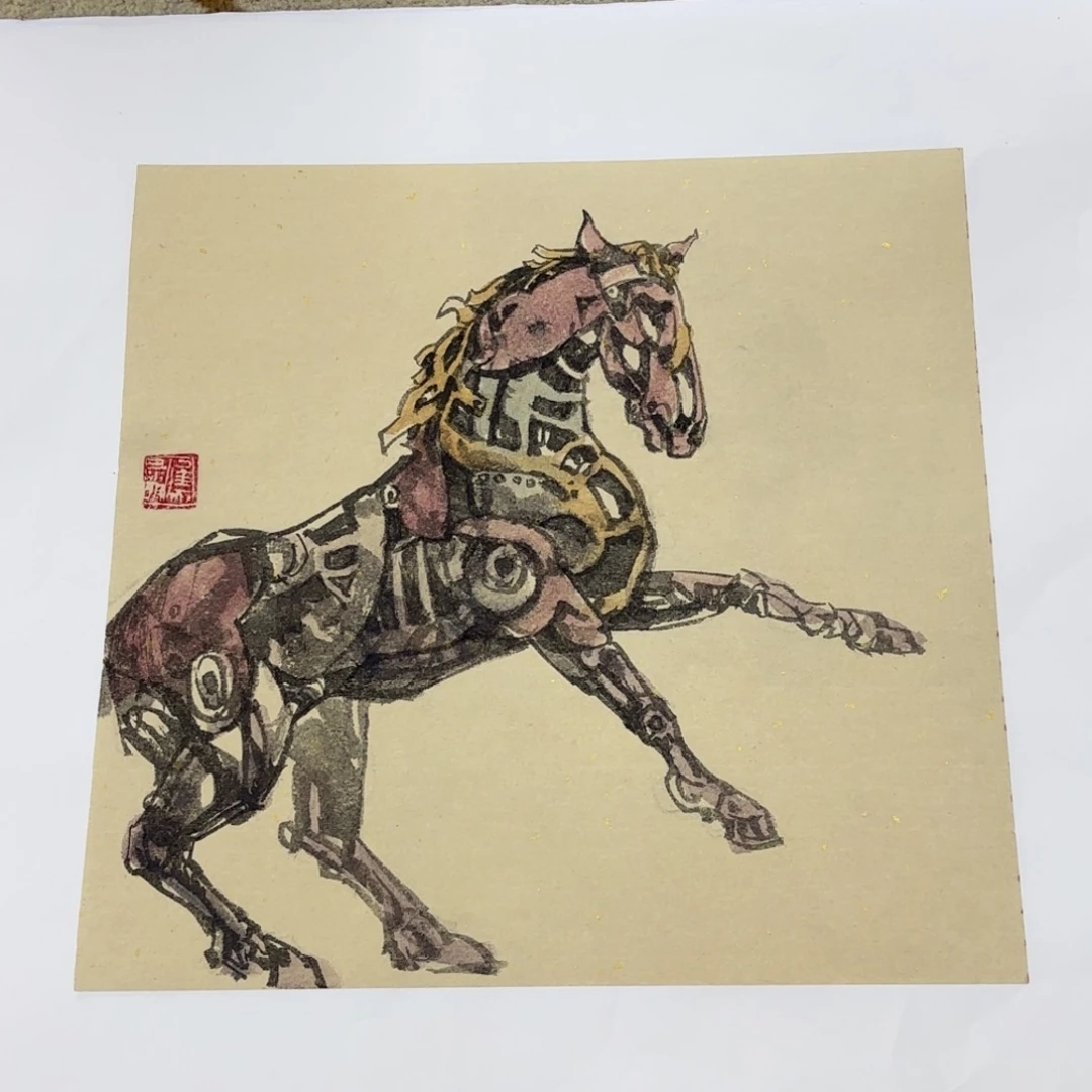国画焦禄明老师作品刘