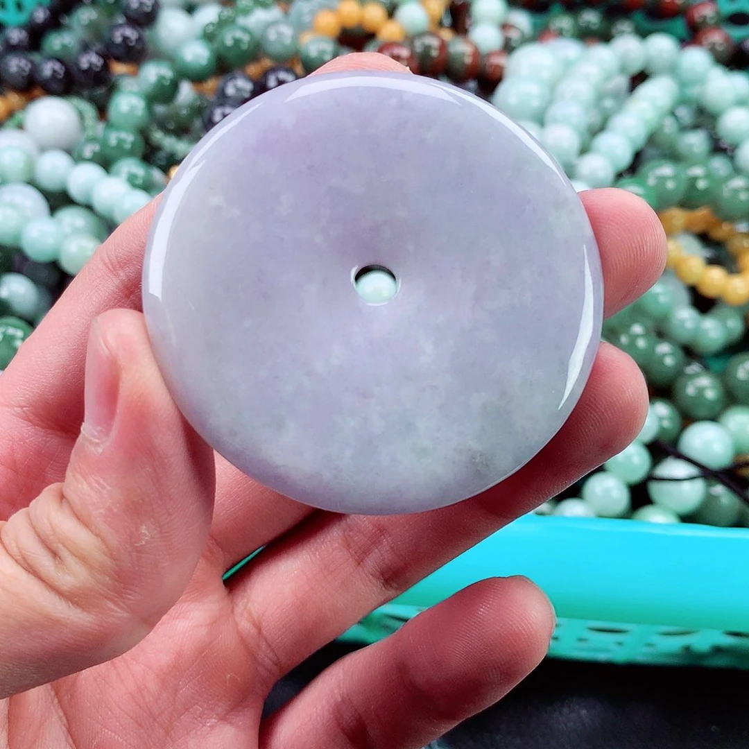 翡翠未镶嵌毛衣链