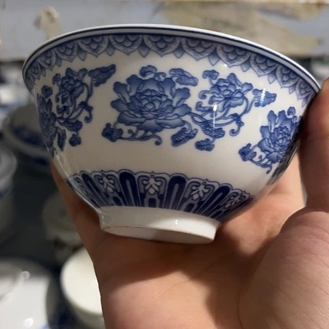 陶瓷4寸茶碗一个陶瓷