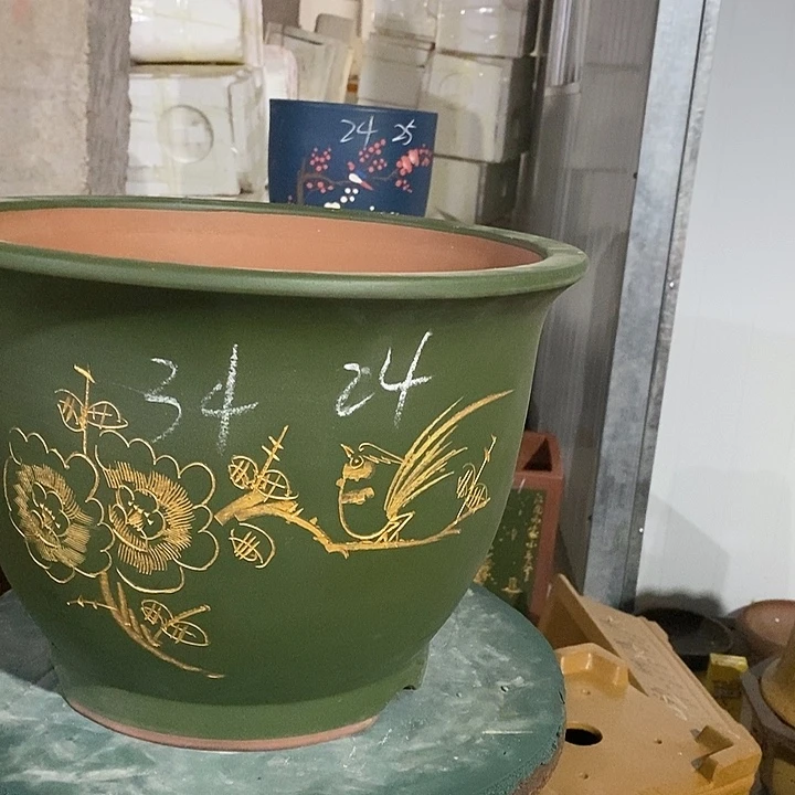 紫砂花盆紫砂花盆