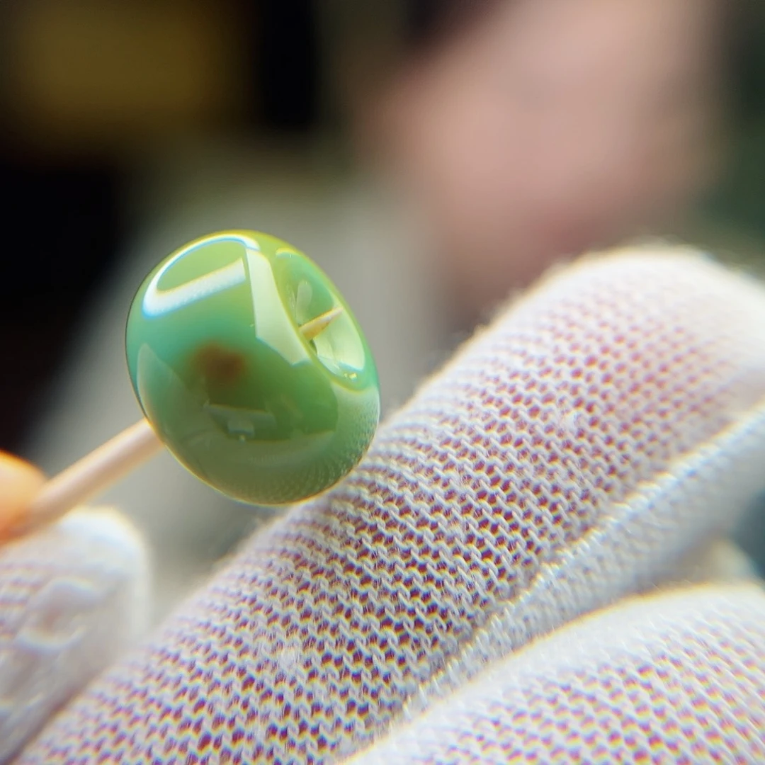 未镶嵌绿松石珠宝奇石13.9直径