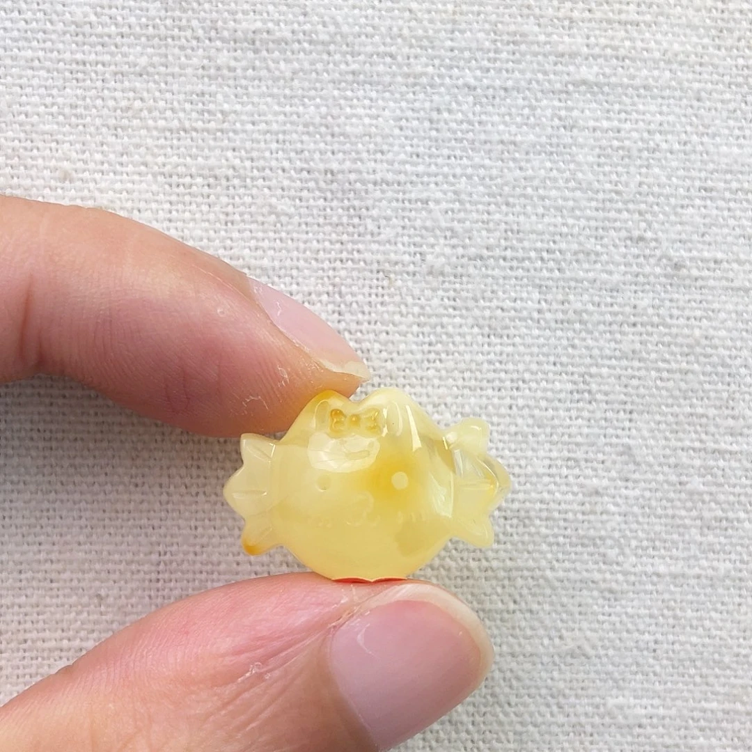 琥珀未镶嵌裸石糖果