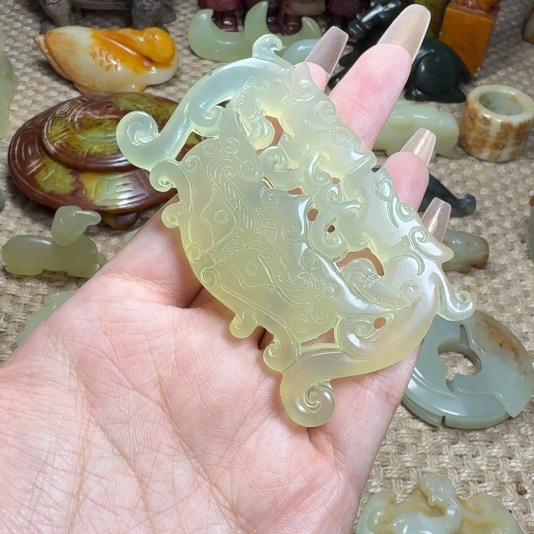 吊坠白玉菩提挂件