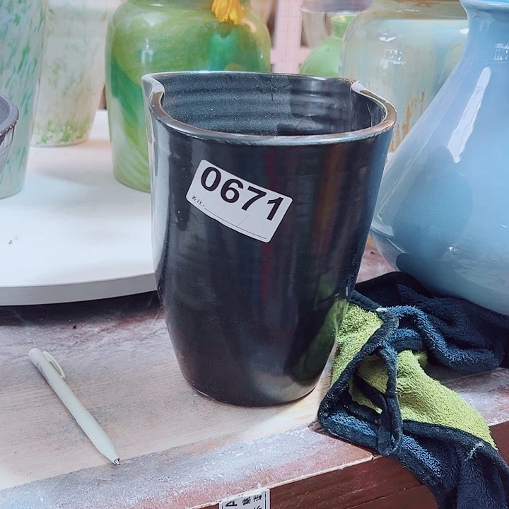 摆件m***，摆件花瓶摆件口17 高19，0671