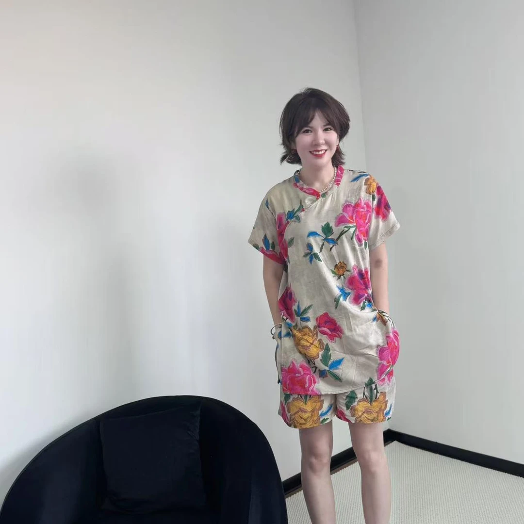 木子静−「江上清风游」新中式时尚大气慵懒感国风套装-B