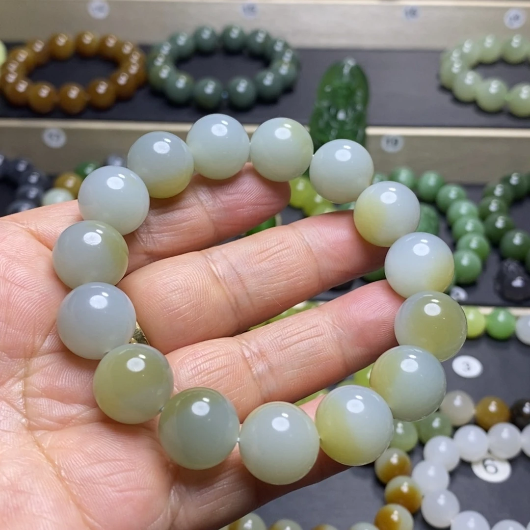 和田玉手串未镶嵌燏*