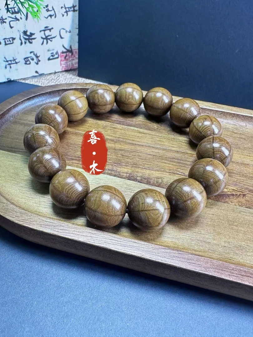 【喜木】六道木1.5素圈手串