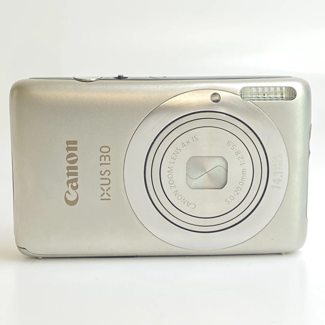 95新 Canon/佳能 ixus130银色大爆款1400w像素人像机皇闭眼入