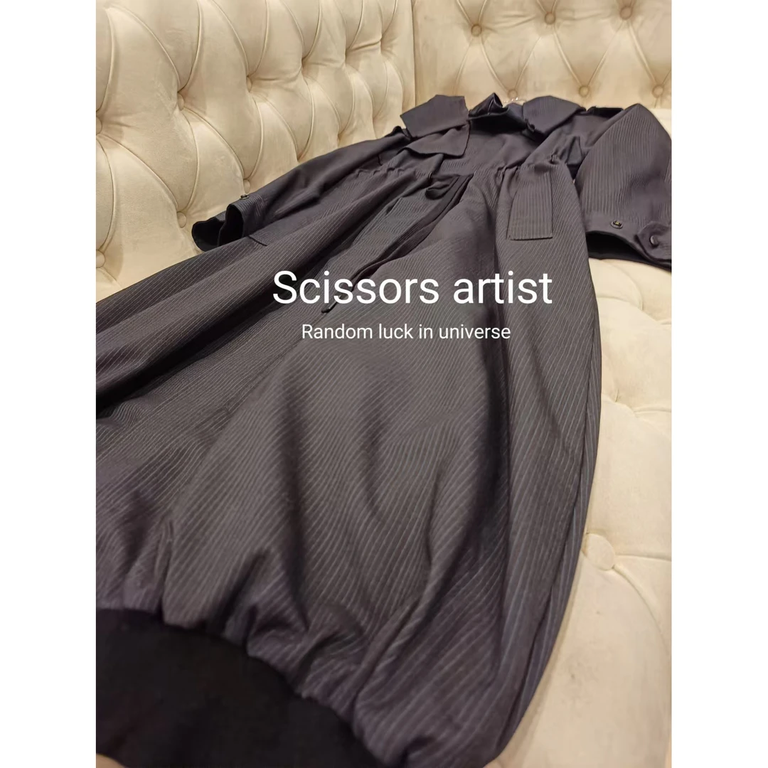 【Scissors artist】高端设计师走秀女装风衣0924