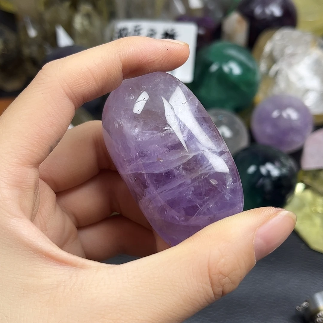 未镶嵌珠宝半成品紫晶403水晶石