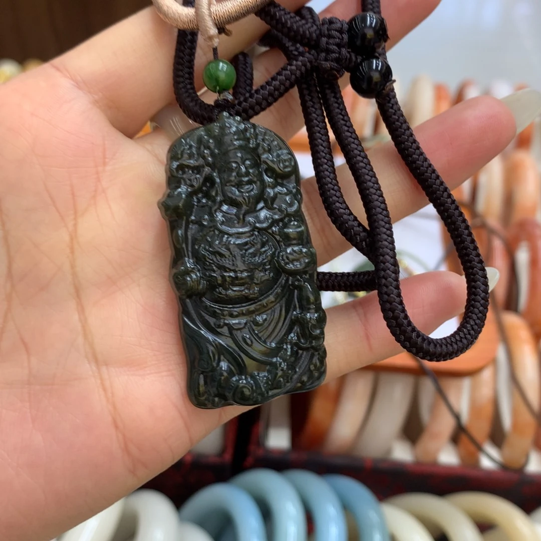*****和田玉未镶嵌吊坠(赠链)