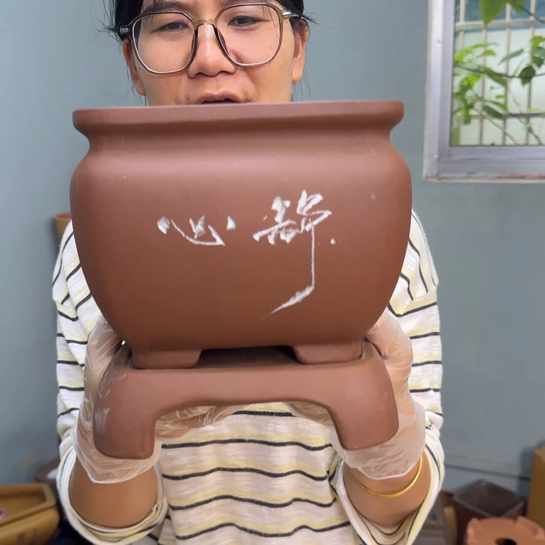 紫砂花盆紫砂口径19