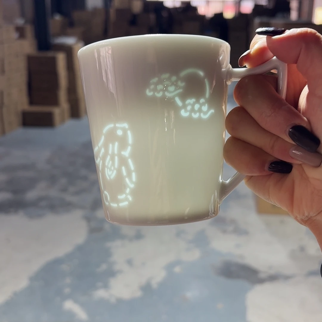 景德镇玉兔望月一个