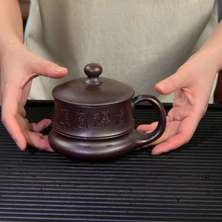 茶杯紫砂高货放漏