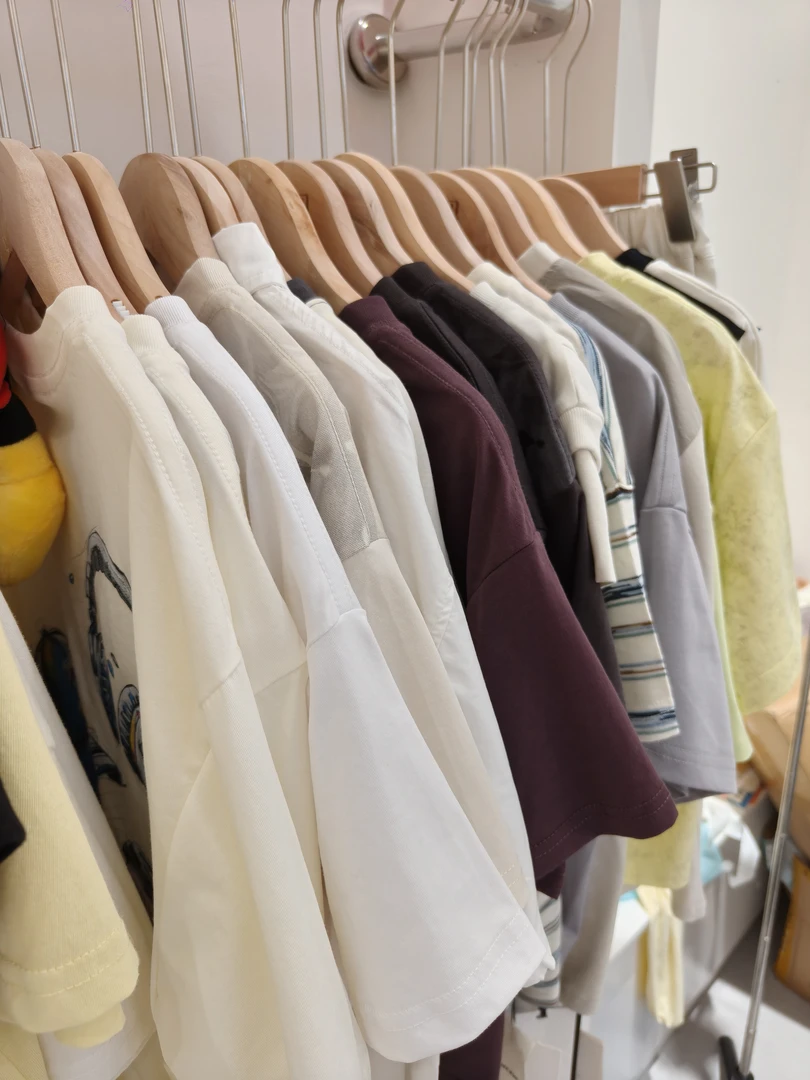 T恤外贸男童三件组合中大童百搭夏季宽松圆领休闲