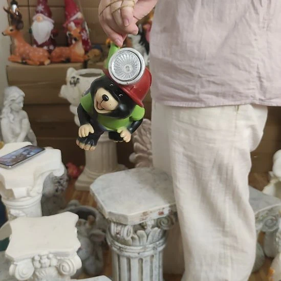 合成树脂树脂太阳能小黑熊