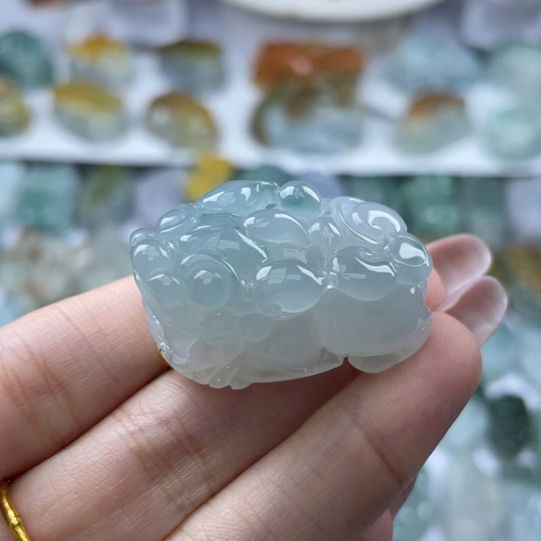 颈饰未镶嵌翡翠貔貅30
