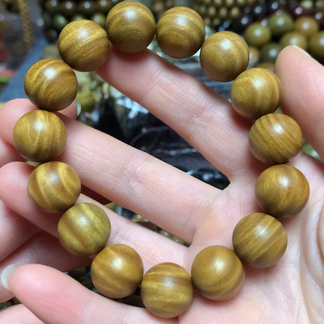 维腊木（绿檀）手串/手链中**材