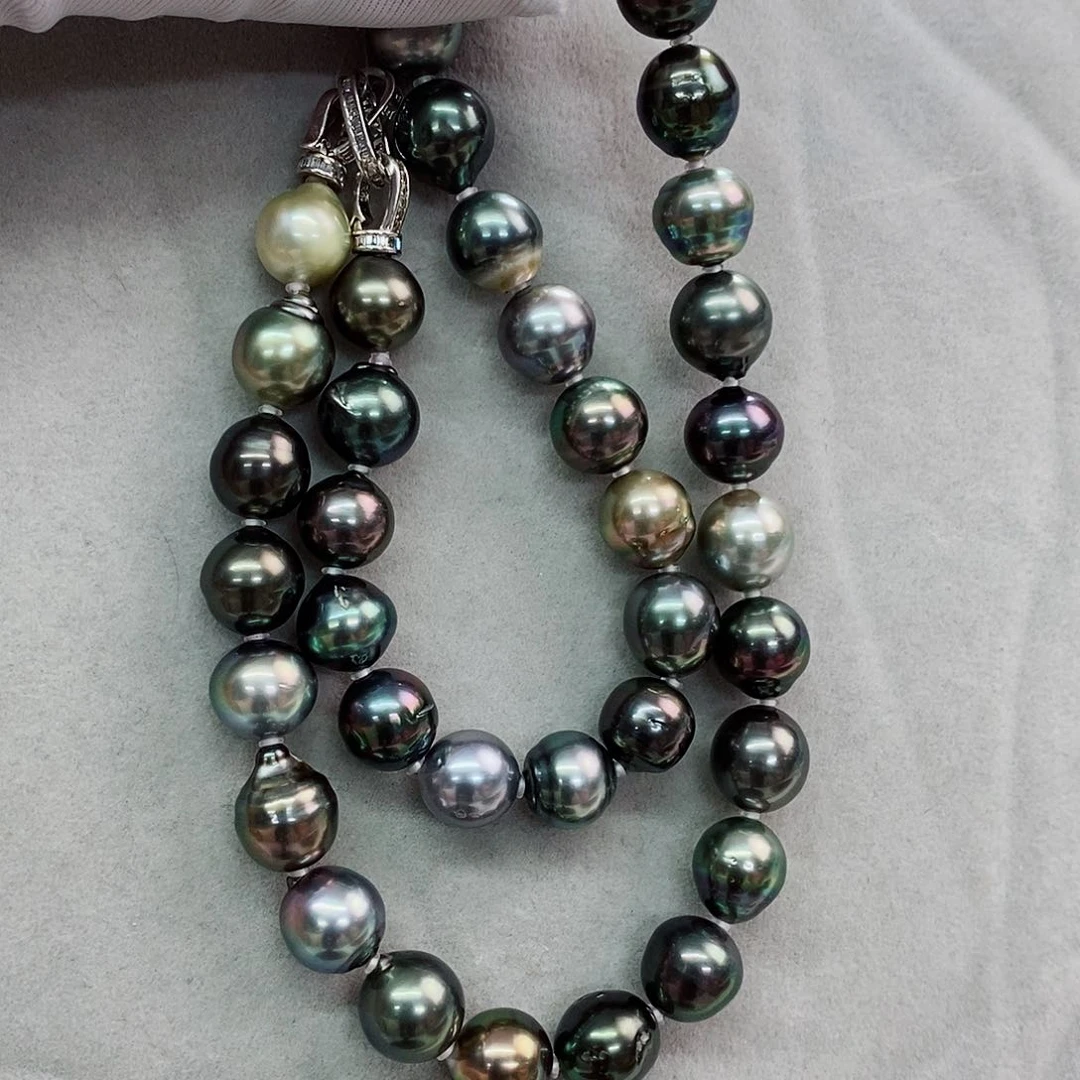 项链未镶嵌海水珍珠9-10