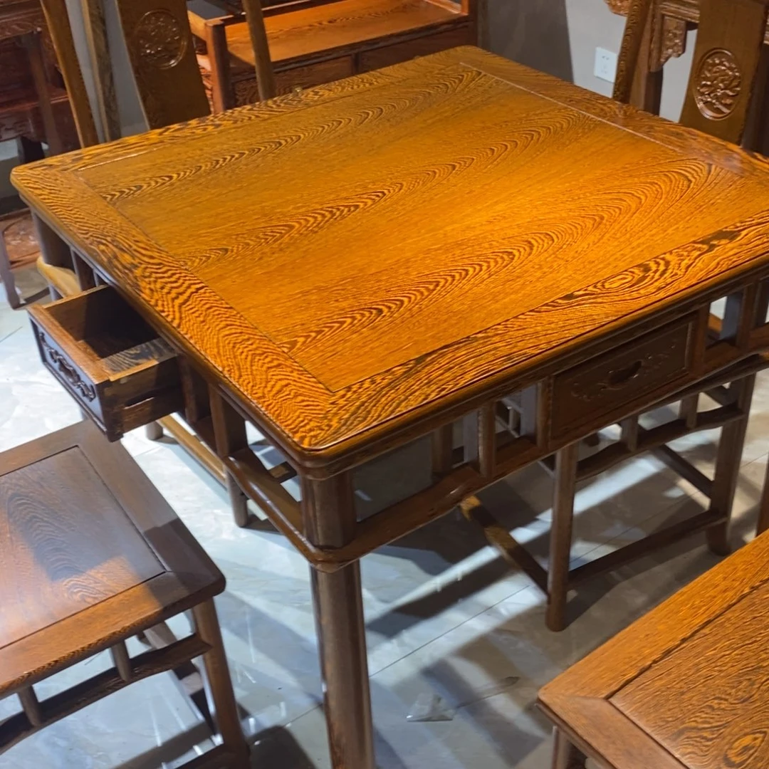 用***0鸡翅木类成套家具90单桌