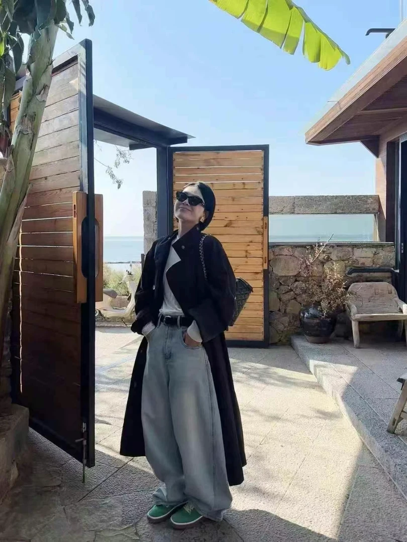 清C Az LongQuan 柏林公园立领风衣 QWWL24430