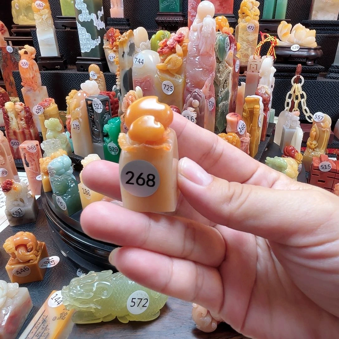 寿山石其他桃子印章
