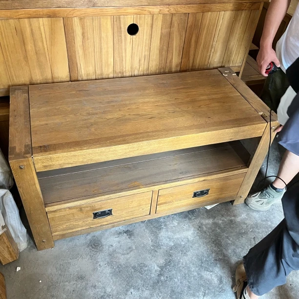 柜子120×52×64白橡瑕疵无售后孙6117