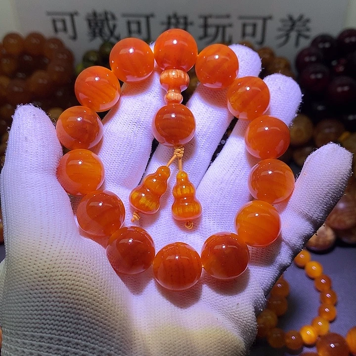松木（琥珀木）手串/手链1.6 包浆高货