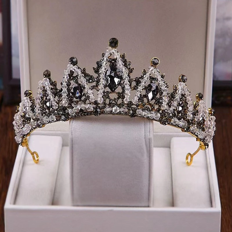 160喜看优选复古网红时尚新娘女士皇冠公主结婚简约轻奢韩式