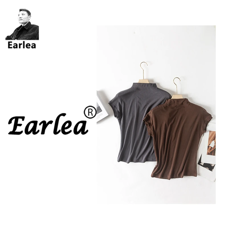 2025春季新款圆领打底衫女无袖针织透气舒适外穿短袖休闲百搭767