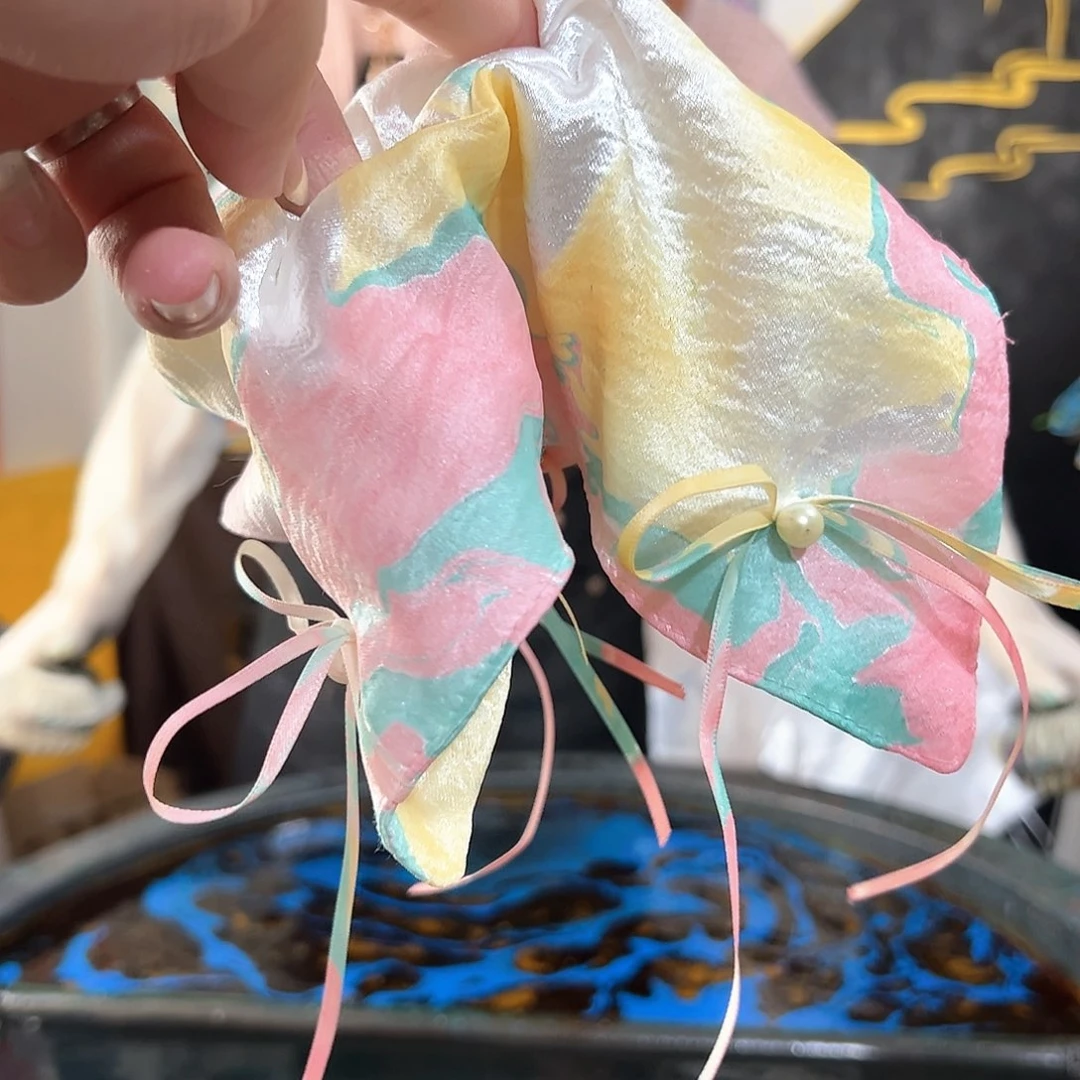 ◈****夏357新款方巾发圈