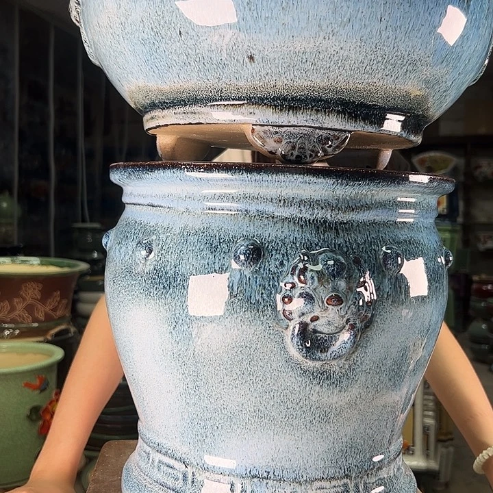 泳坤堂石湾盆陶瓷