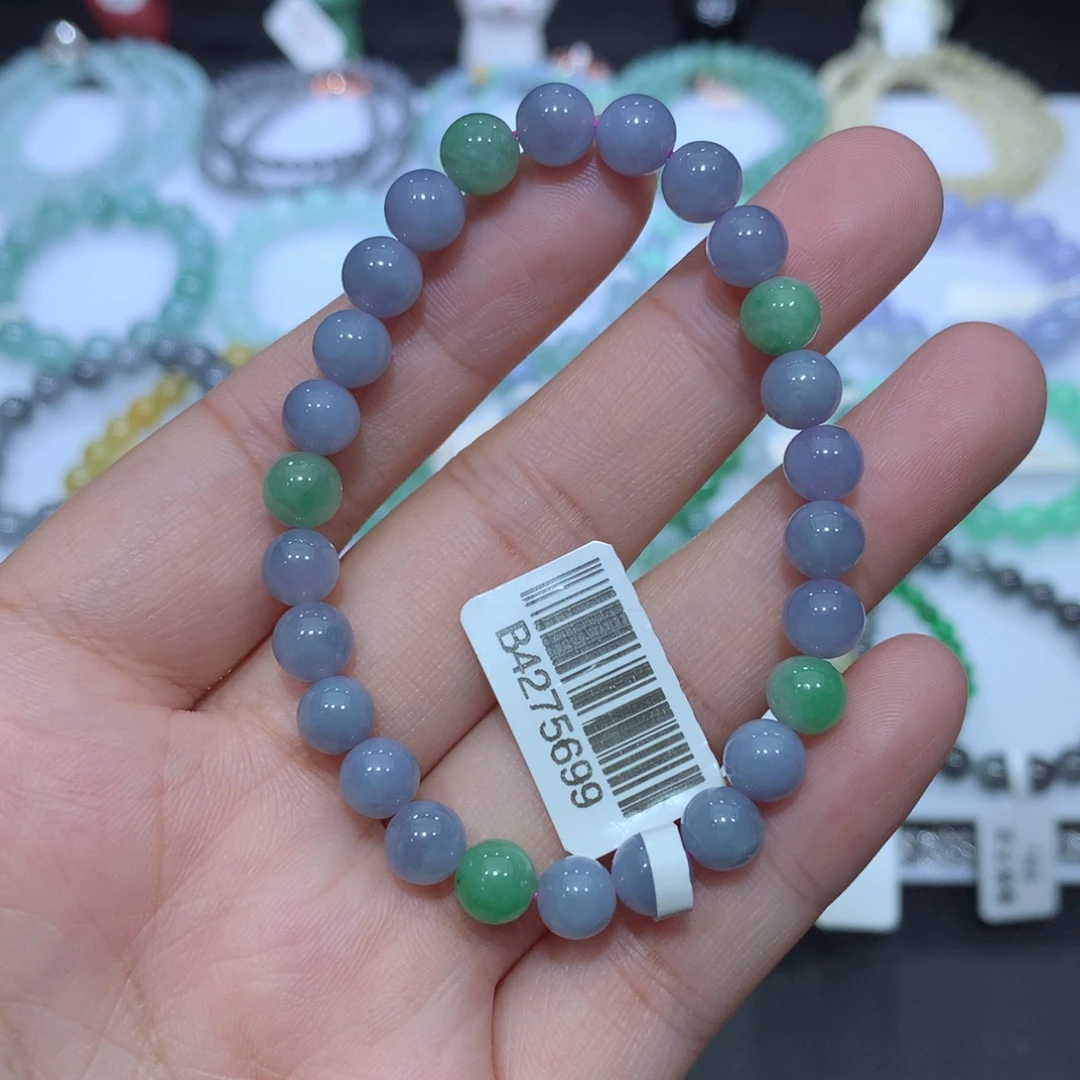 翡翠未镶嵌手串天然