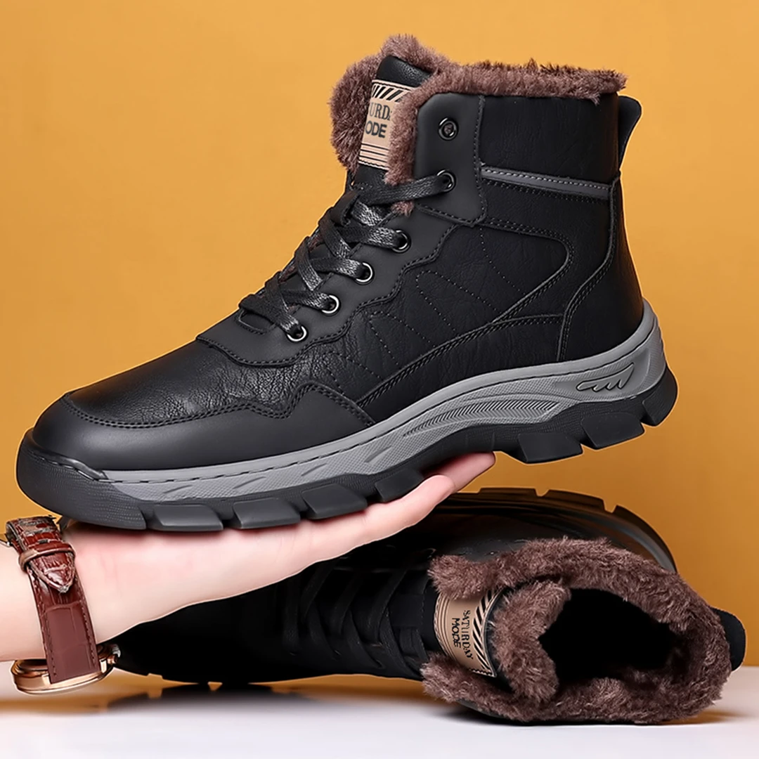 65号MD靴子2308男冬季新款加绒抗寒保暖时尚户外休闲潮流男靴