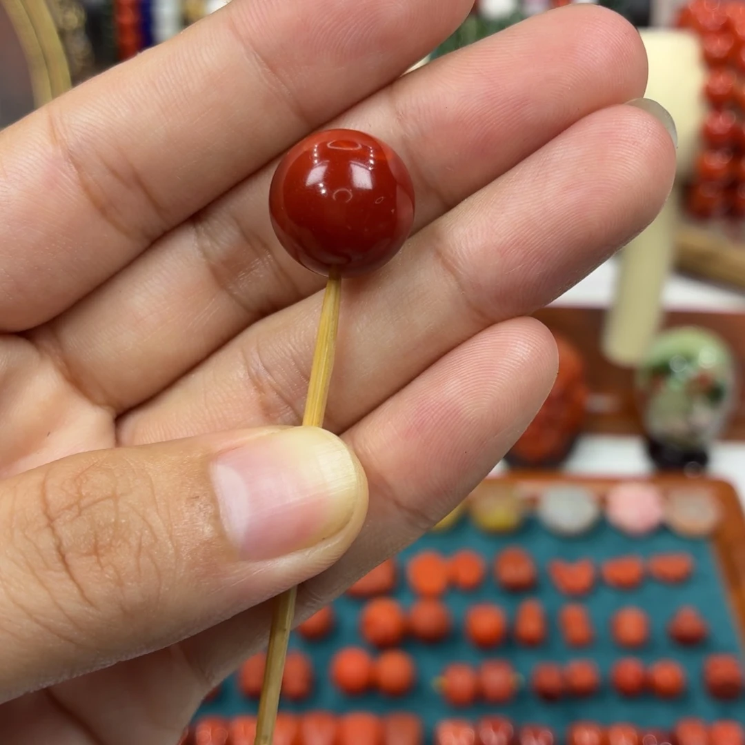 颈饰合金南红玛瑙14mm