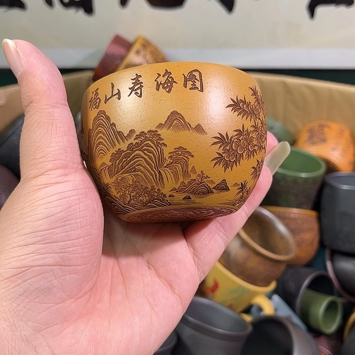 茶杯紫砂全手工紫砂主人杯