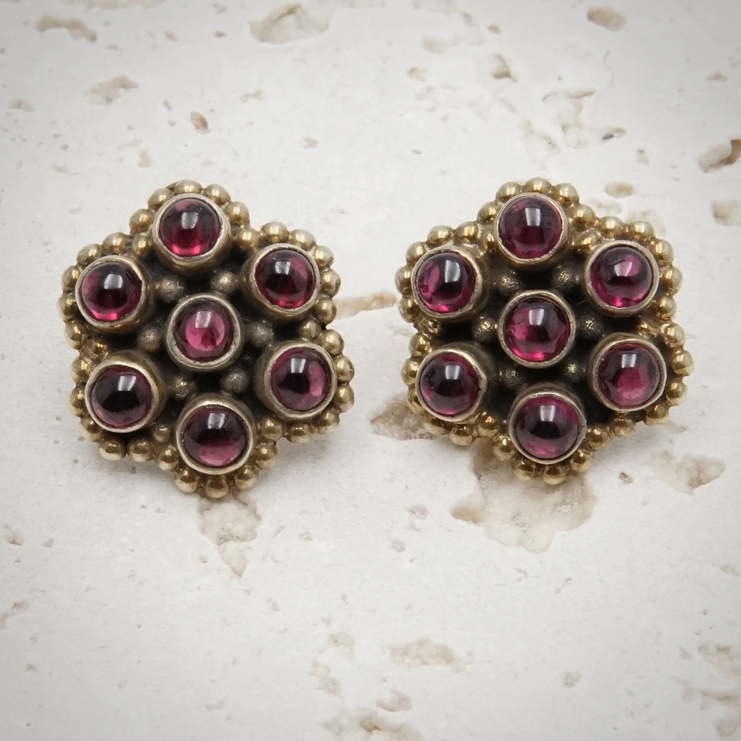 铜合金耳饰 铜合金耳饰 翡冷翠耳钉 佛罗伦萨耳饰手作DY12